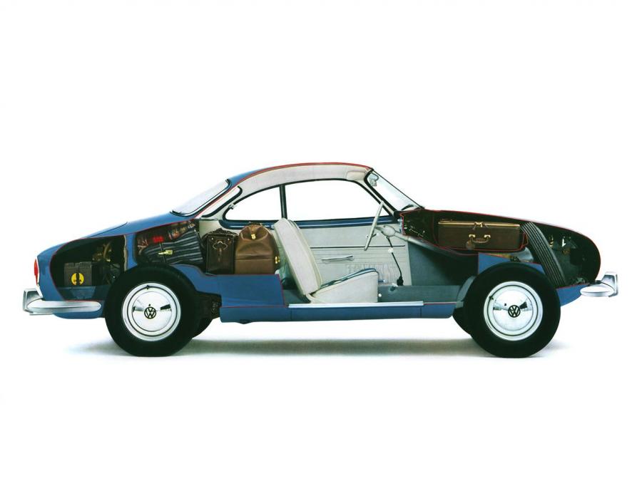  Volkswagen Karmann-Ghia Coupe (Typ 14) 1955 года  (фото 3 из 28)